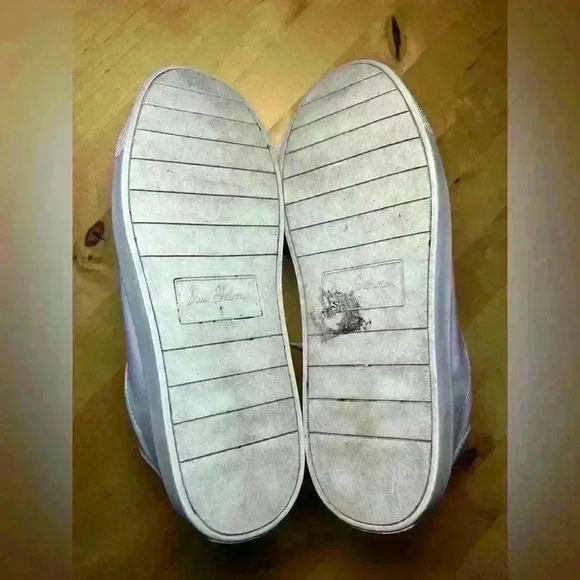 Sam Edelman Ethyl Sneakers, White Leather, Lace-up Tennis Shoes, Women's Size 8 - Picture 11 of 13